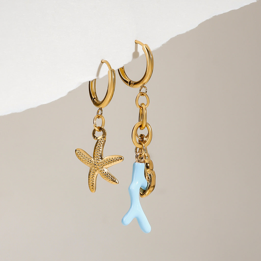 Damen Ohrhänger mit maritimen Motiven aus hypoallergenem Edelstahl Shop Nory