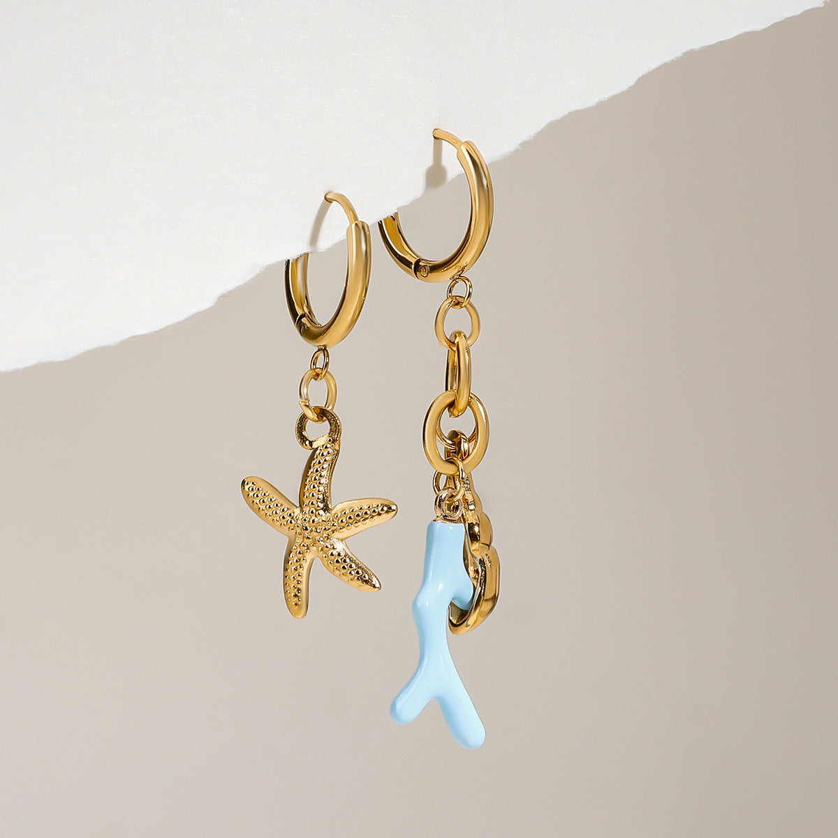 Damen Ohrhänger mit maritimen Motiven aus hypoallergenem Edelstahl Shop Nory