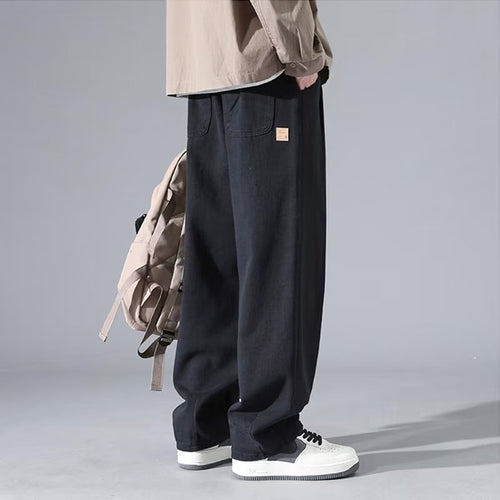Herren Bequeme Weitgeschnittene Cargo-Hose Shop Nory