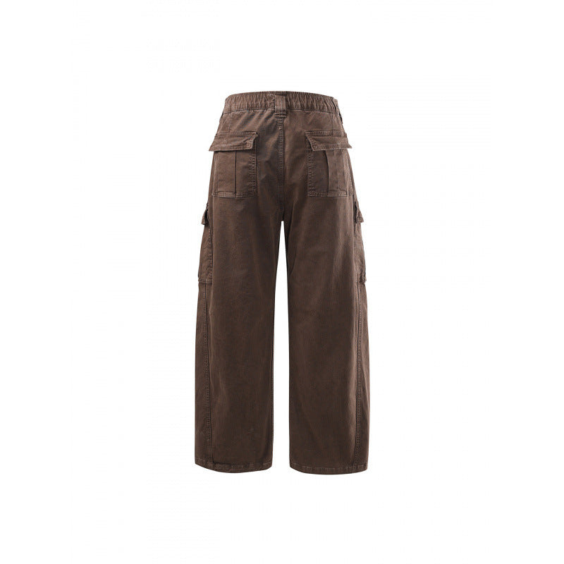 Damen Weite High Waist Cargo Culotte aus Baumwolltwill mit Mehrfachtaschen Shop Nory