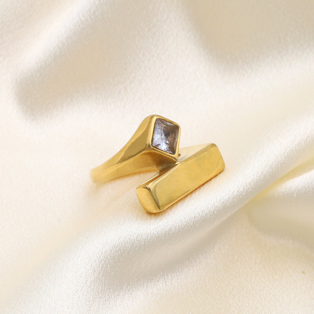 Damen Offener Ring mit elegantem, geometrischem Design Shop Nory