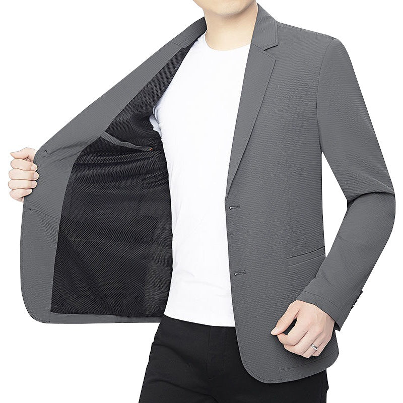 Herren Blazer schlanker Schnitt Business-Casual mit atmungsaktivem Meshfutter und Stretch Shop Nory