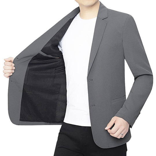 Herren Blazer schlanker Schnitt Business-Casual mit atmungsaktivem Meshfutter und Stretch Shop Nory