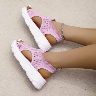 Damen Sportliche Sneakers mit atmungsaktivem Mesh-Obermaterial