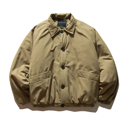 Herren Kurzblouson wattiert mit Raglanärmeln, großen Pattentaschen und elastischem Saum Shop Nory