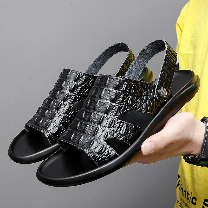 Herren Komfortable Ledersandalen mit ergonomischem Design