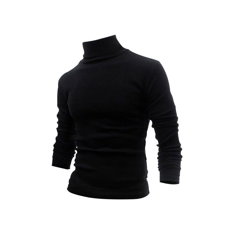 Herren Schmal geschnittenes Rollkragen-Feinstrickshirt mit Stretchkomfort Shop Nory