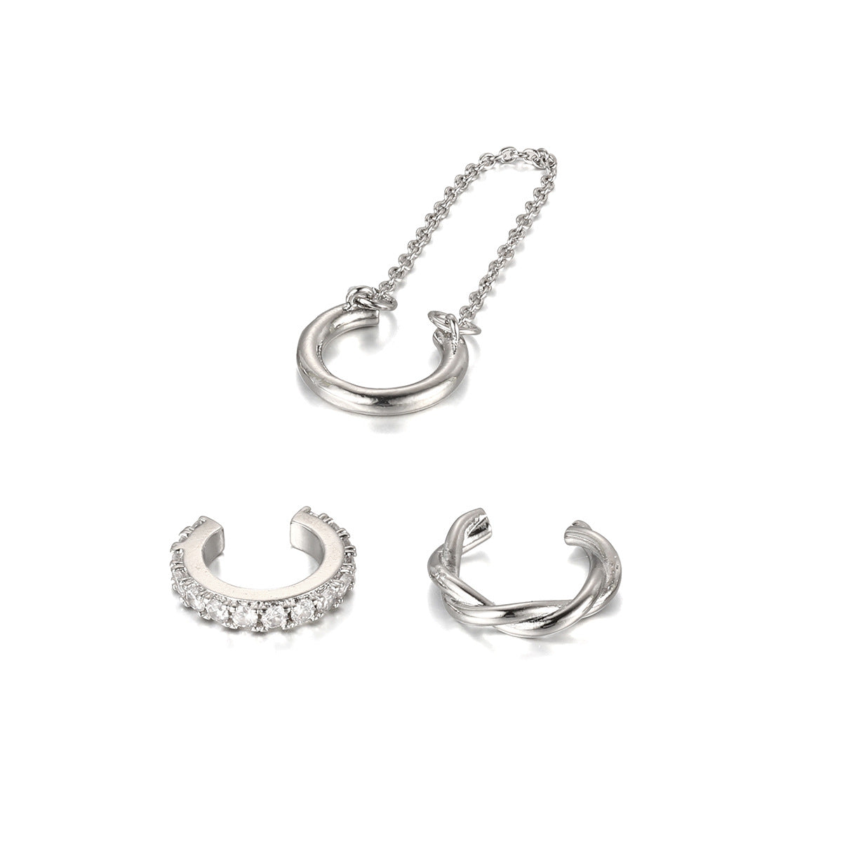 Damen Ohrringe mit modernen, geschwungenen Designs Shop Nory