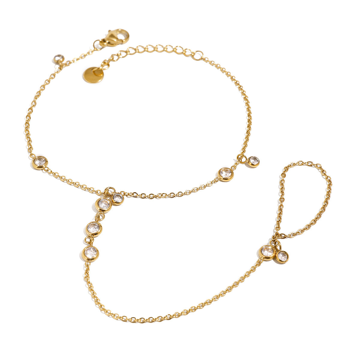 Damen Armband mit funkelnden Zirkonia und hypoallergener Edelstahlverarbeitung Shop Nory