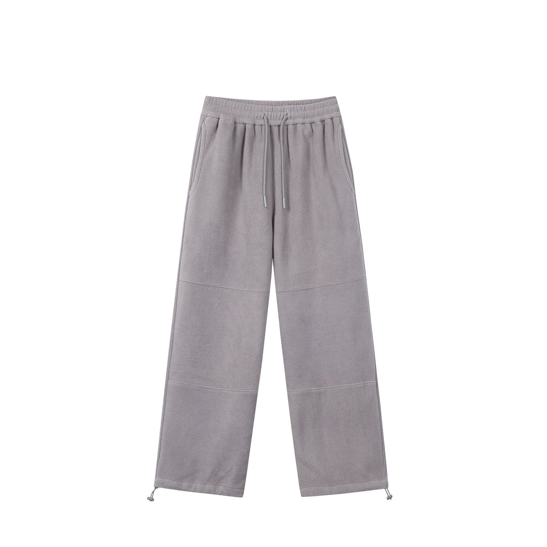 Damen Weite Fleece-Jogginghose mit Tunnelzugbund, Eingrifftaschen und verstellbarem Saum Shop Nory