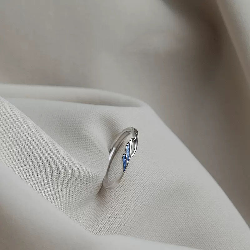 Damen Moderner Ring mit elegantem Blatt-Design Shop Nory
