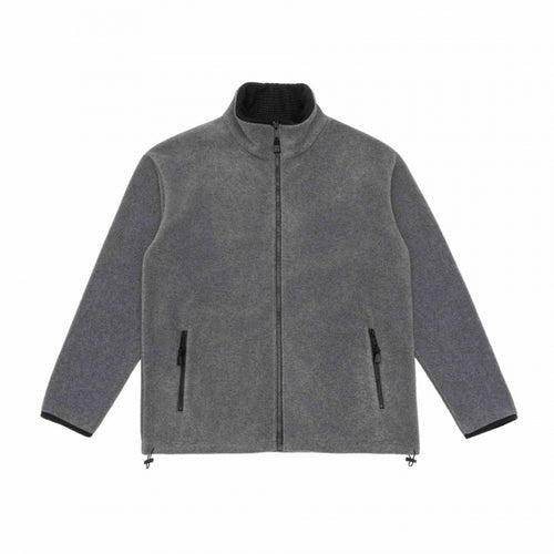 Herren Fleecejacke mit Stehkragen, windabweisendem Microfleece und Kordelzugsaum Shop Nory