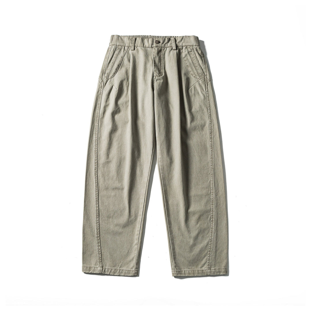Damen High‑Waist Relaxed‑Fit Utility‑Hose mit Nahtpaneelen und elastischem Bund Shop Nory