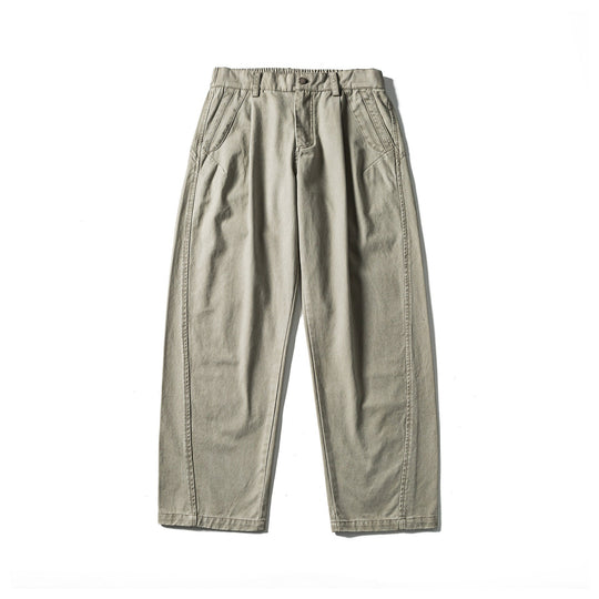 Damen High‑Waist Relaxed‑Fit Utility‑Hose mit Nahtpaneelen und elastischem Bund Shop Nory