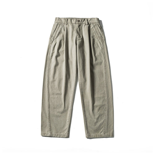 Damen High‑Waist Relaxed‑Fit Utility‑Hose mit Nahtpaneelen und elastischem Bund Shop Nory