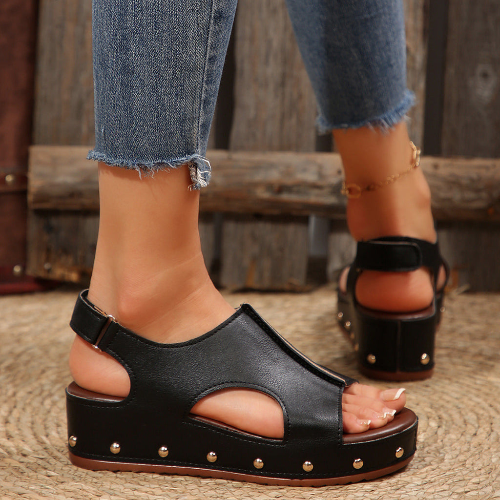 Damen modische Plateausandalen