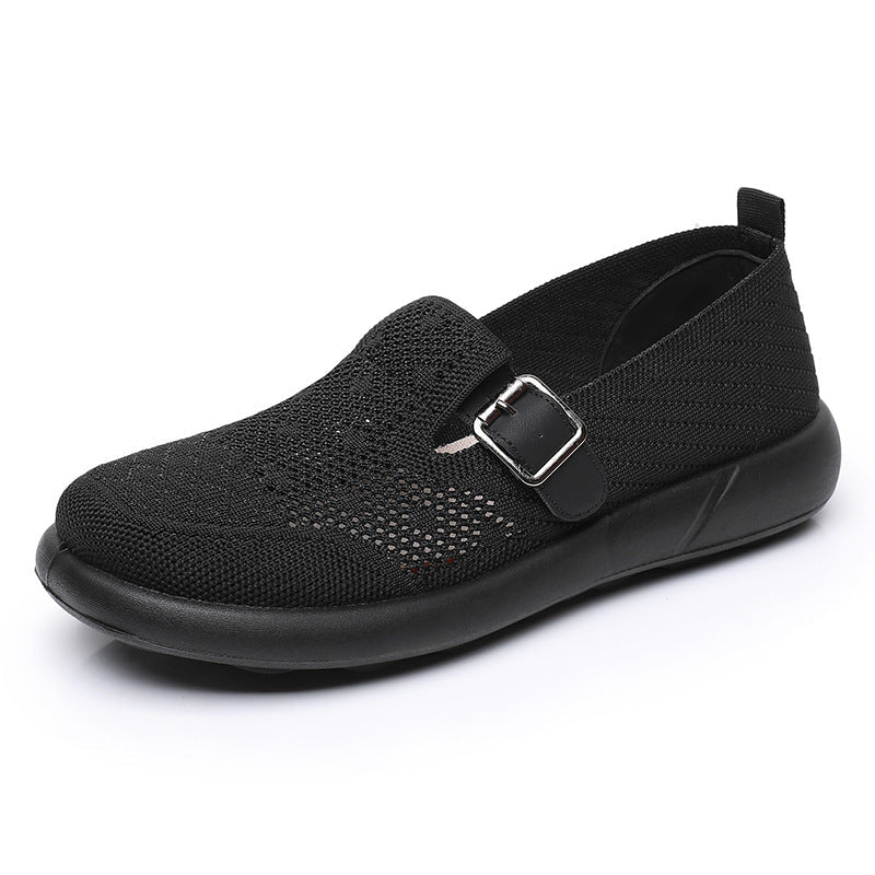 Damen Atmungsaktive Slip-On Schuhe mit verstellbarem Riemen