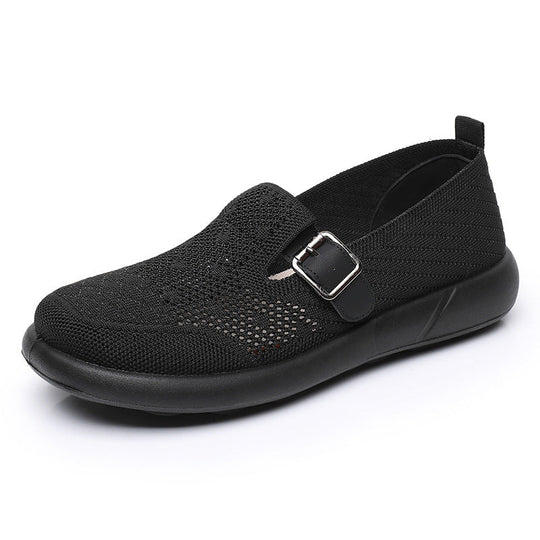 Damen Atmungsaktive Slip-On Schuhe mit verstellbarem Riemen
