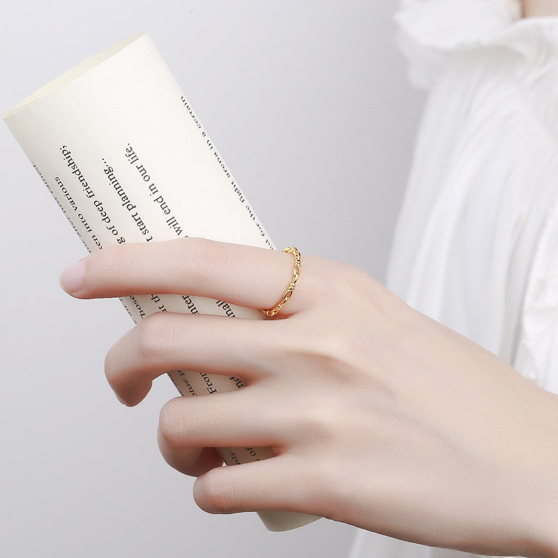 Damen Ring im eleganten Kettendesign Shop Nory