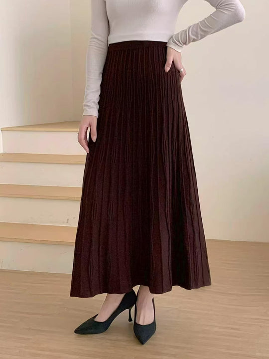 Damen Maxirock mit Plissee Shop Nory