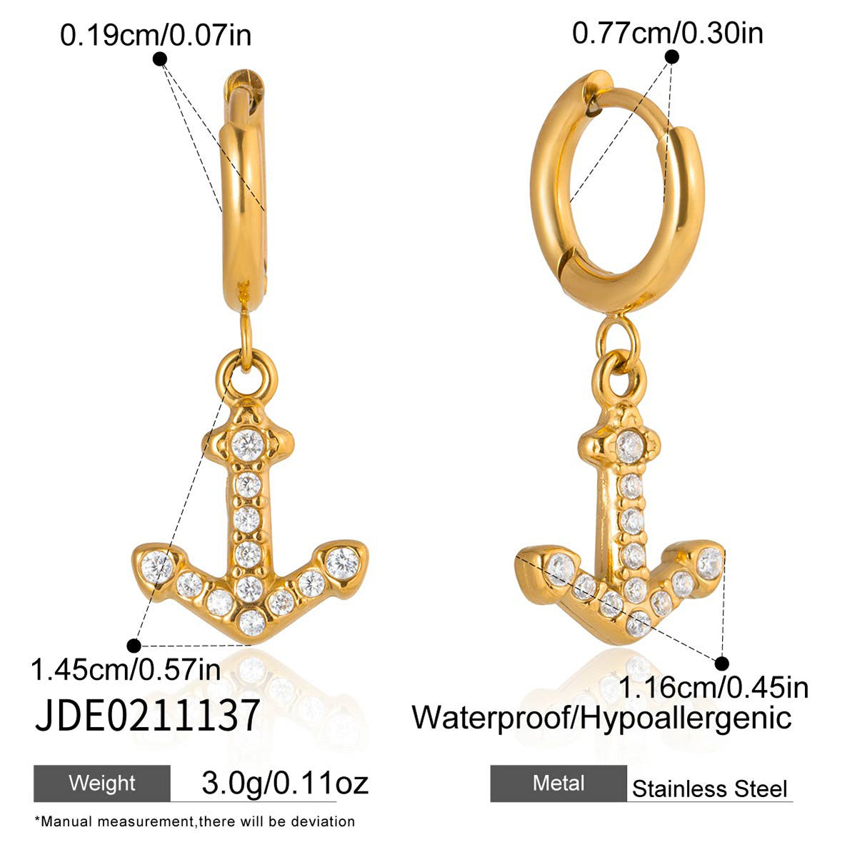 Damen Halskette mit charmantem Seepferdchen-Anhänger aus hypoallergenem Edelstahl Shop Nory