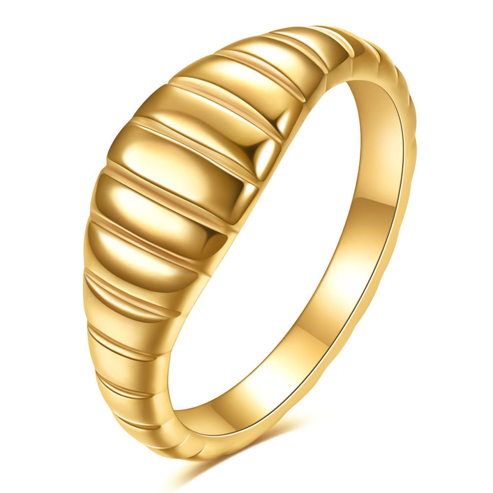 Damen Ring mit strukturierter Oberfläche und modernem Design Shop Nory