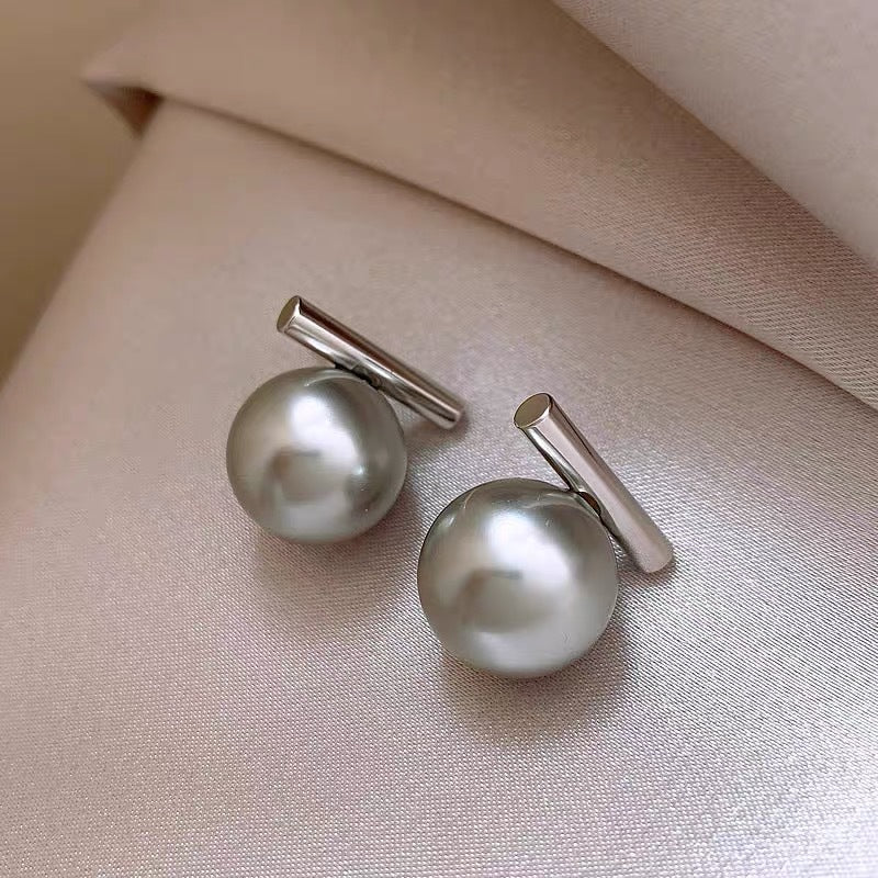 Damen zeitgenössische Perlen Tropfen Ohrringe Shop Nory
