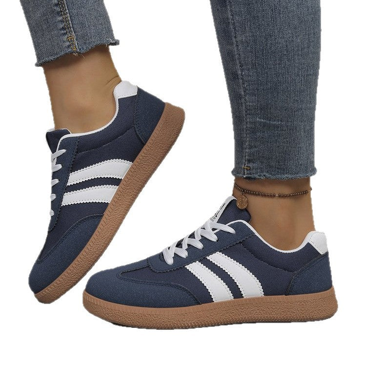 Damen Sportliche Sneakers mit strapazierfähigem Obermaterial und rutschfester Sohle