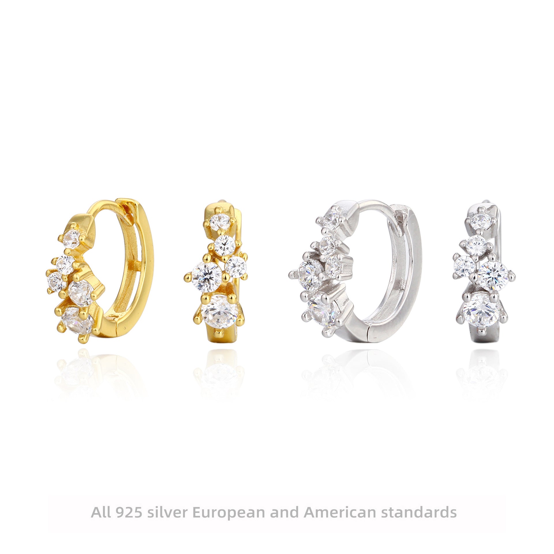 Damen Ohrhänger mit funkelnden Zirkon-Details und elegantem Design Shop Nory