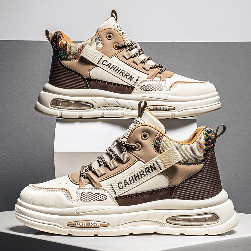 Herren hochgeschnittene Streetstyle-Sneaker mit Luftkapsel-Zwischensohle und tribal-gepolsterter Knöchelmanschette Shop Nory