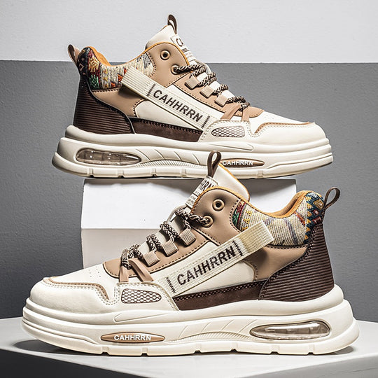 Herren hochgeschnittene Streetstyle-Sneaker mit Luftkapsel-Zwischensohle und tribal-gepolsterter Knöchelmanschette Shop Nory