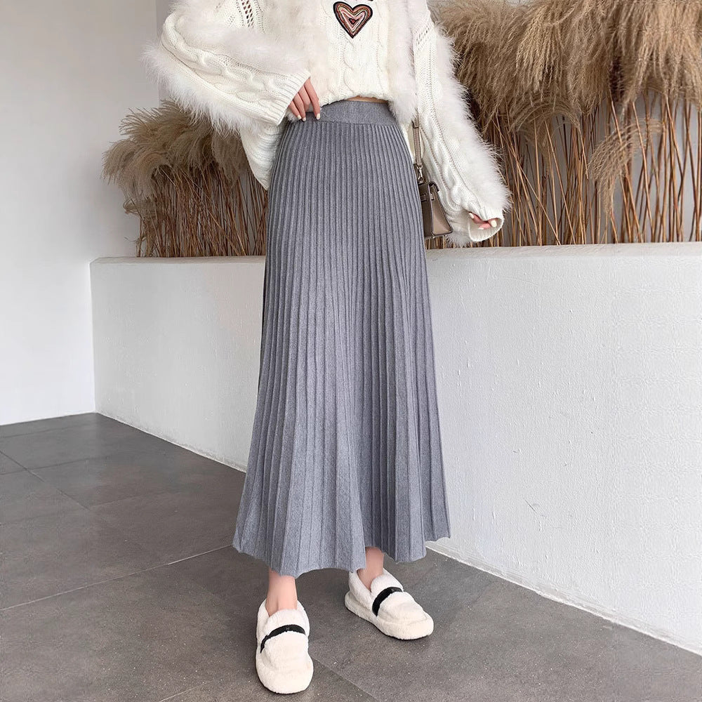 Damen Eleganter Plissee-Rock Shop Nory