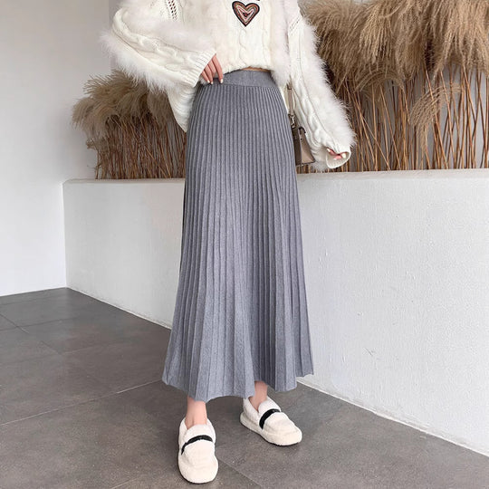 Damen Eleganter Plissee-Rock Shop Nory