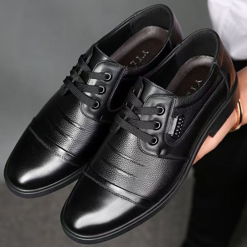 Herren Klassische Leder Schnürschuhe Shop Nory