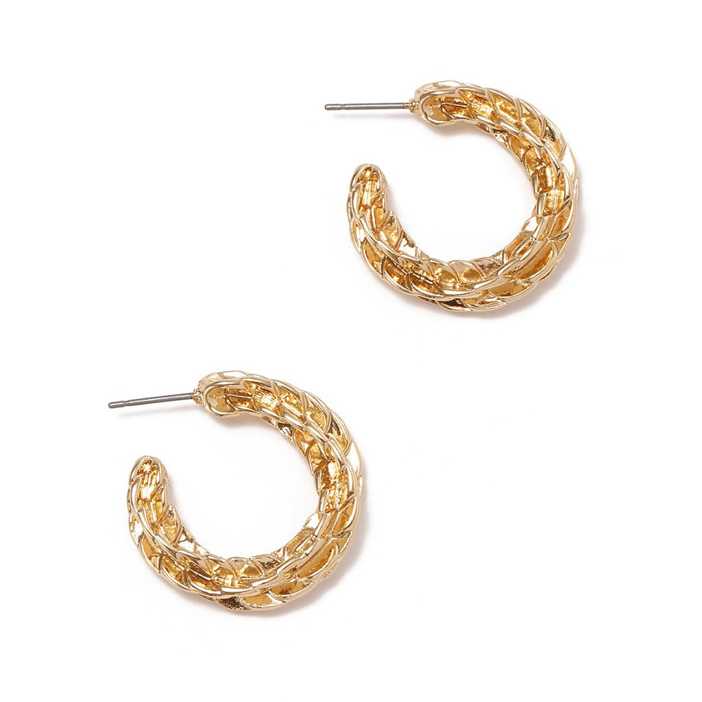 Damen Ohrringe mit geflochtenem Design Shop Nory