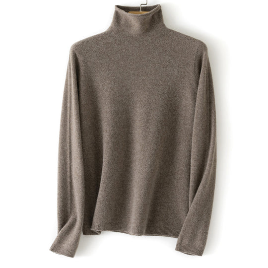 Damen Feinstrick Rollkragenpullover aus Kaschmirmischung leicht oversized Shop Nory