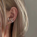 Damen Ohrclips mit modernem, organischem Design Shop Nory