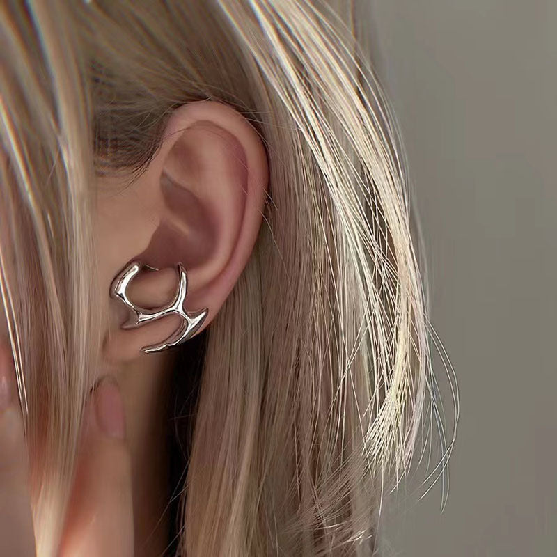 Damen Ohrclips mit modernem, organischem Design Shop Nory