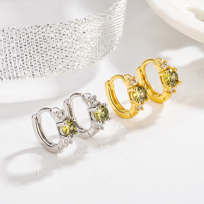 Damen Ohrstecker mit funkelndem Kristall und elegantem Design Shop Nory