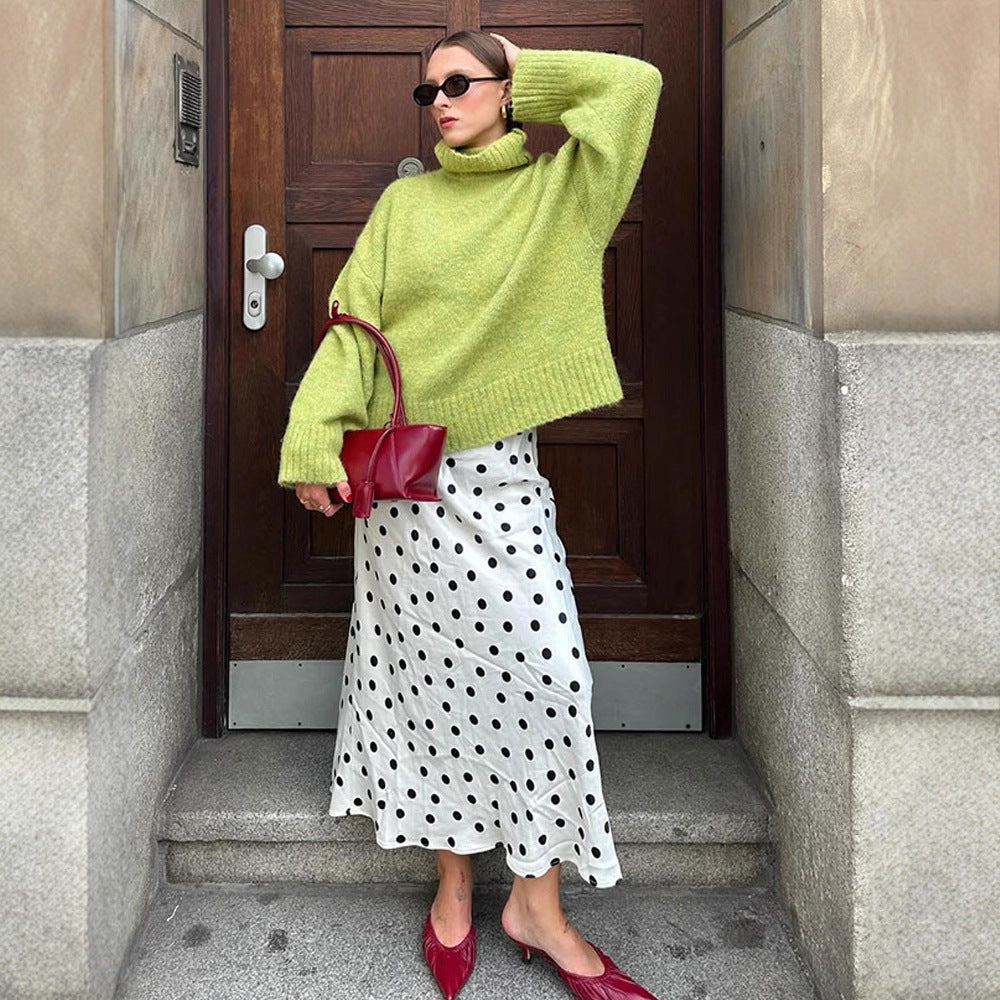 Damen Oversized Rollkragenpullover aus Mohair‑Mix mit überschnittener Schulter Shop Nory