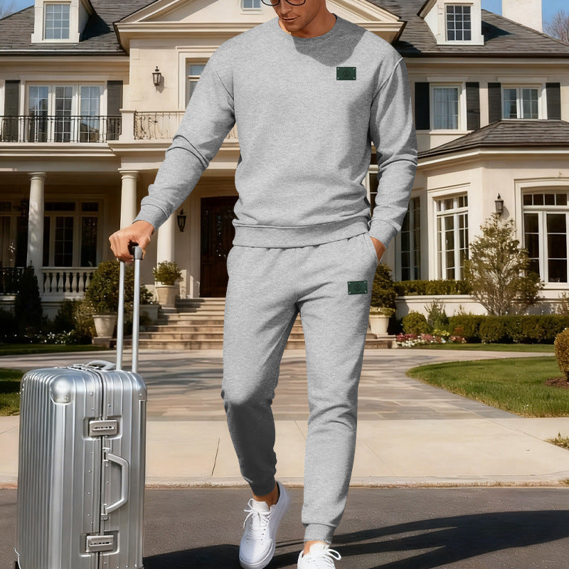 Herren Reisefreundliches Slim‑Fit Loungewear‑Set aus Sweatshirt und Jogginghose Shop Nory