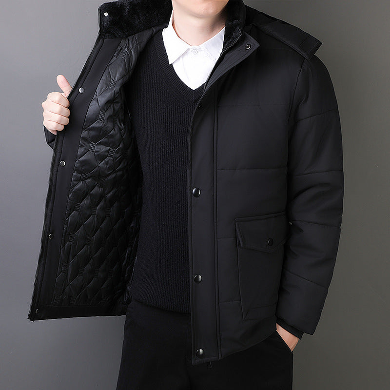 Herren Wärmeisolierte Winterjacke mit Kapuze