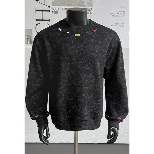 Herren Bequemer Sweatshirt mit bunten Akzenten Shop Nory