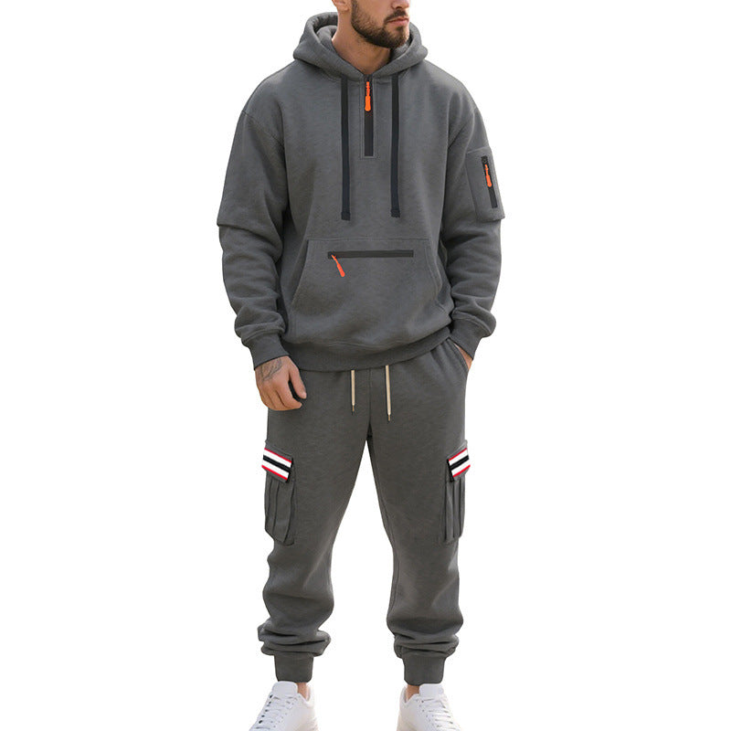 Jogginganzug Herren sportlich aus Sweatshirt und Hose
