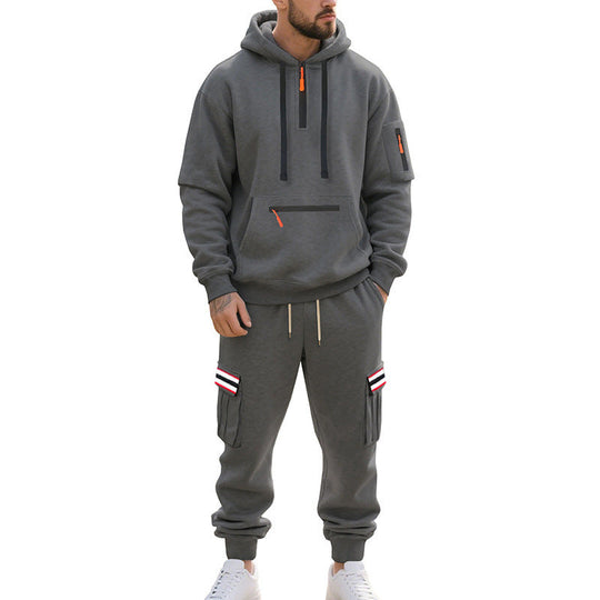 Jogginganzug Herren sportlich aus Sweatshirt und Hose