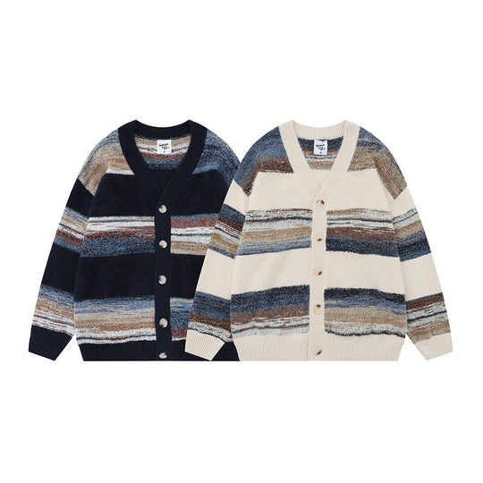 Damen Modische Strickjacke mit V-Ausschnitt Shop Nory