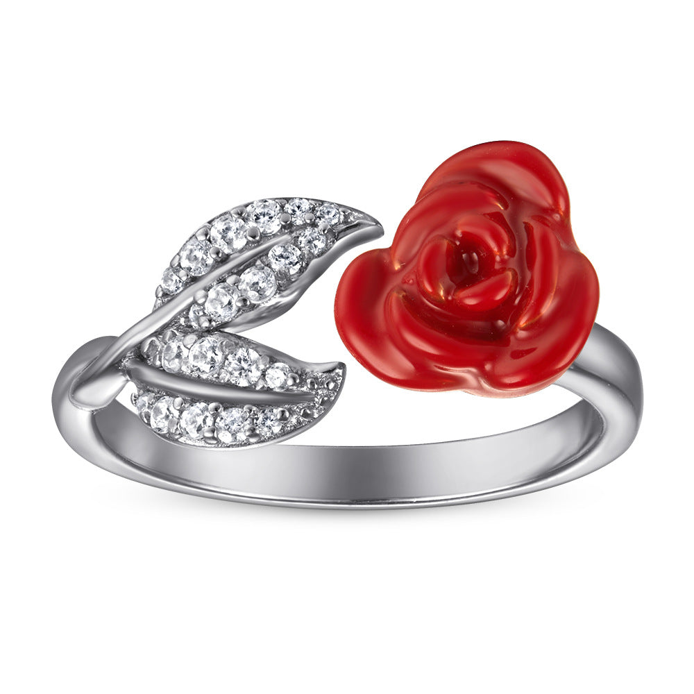 Damen Verlobungsring mit herzförmigem Hauptstein und funkelnden Zirkonia-Elementen Shop Nory