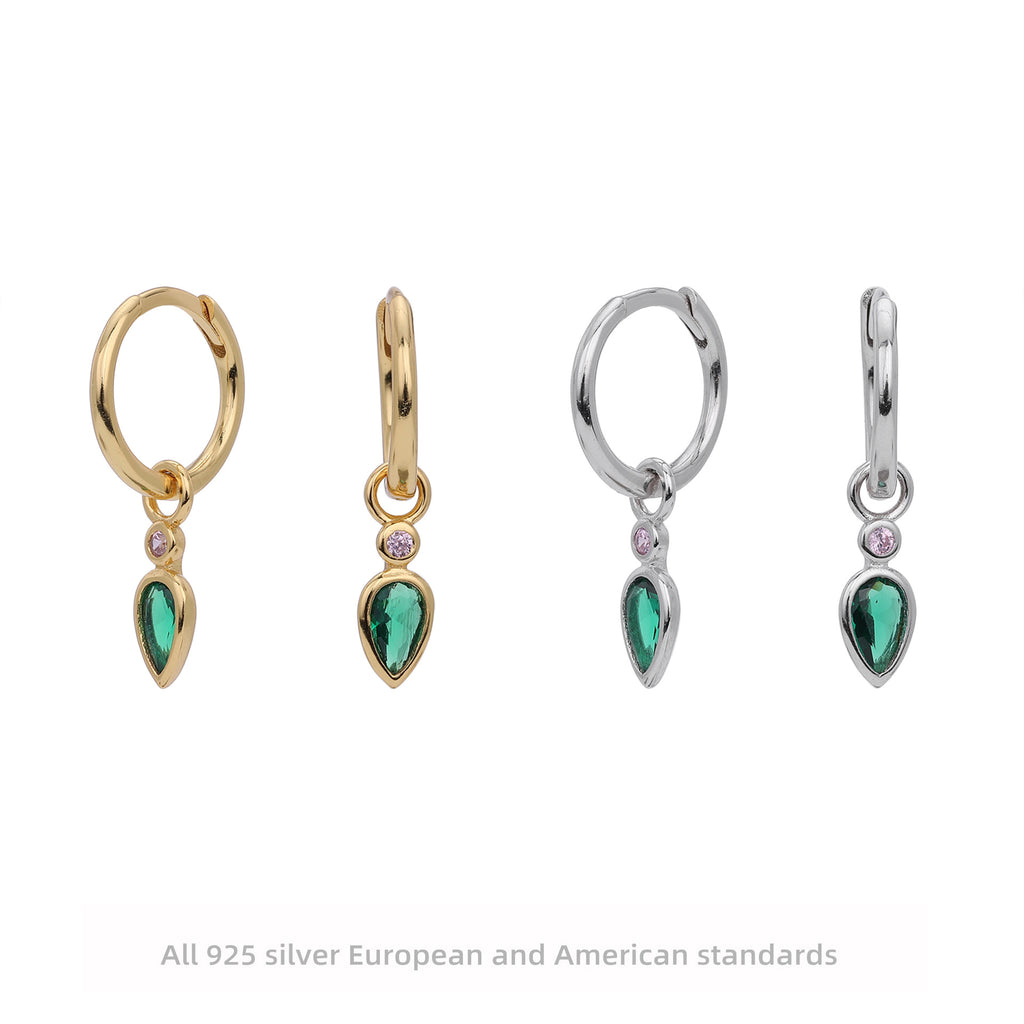 Damen Ohrhänger mit edlen Zirkondetails und hochwertigem 925 Sterling Silber Shop Nory