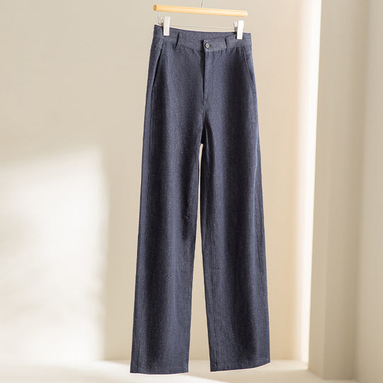 Damen Ärmellose leicht taillierte Weste aus Leinen-Denim mit Knopfleiste und aufgesetzten Taschen Shop Nory