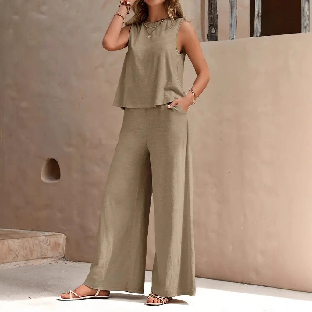 Damen Komfortables und elegantes Loungeset mit weitem Schnitt